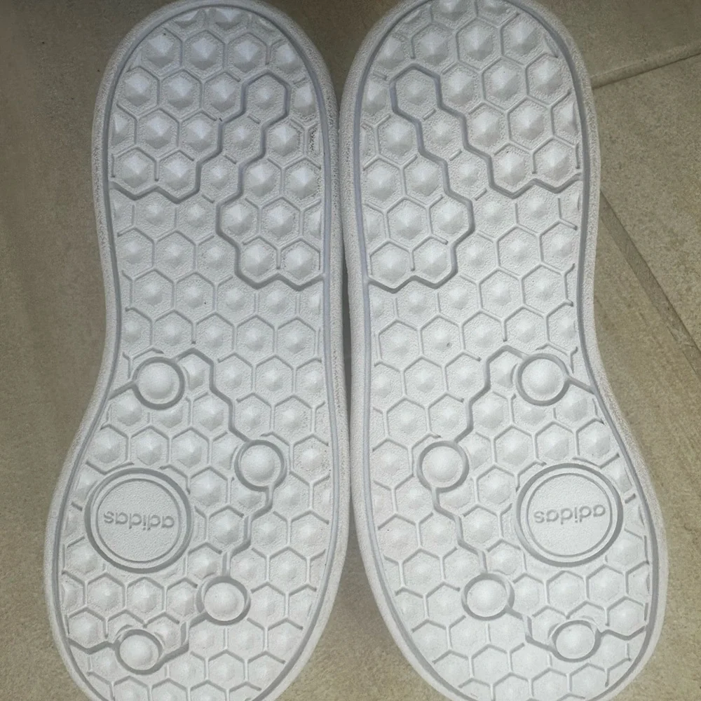 Adidas ミ Kids Grand Court 2.0 Sneakers ミ Cloud White Iridescent ミ 10.0 Girl Boy - Picture 4 of 5